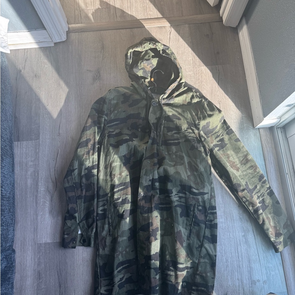 Camouflage Hooded Jacket